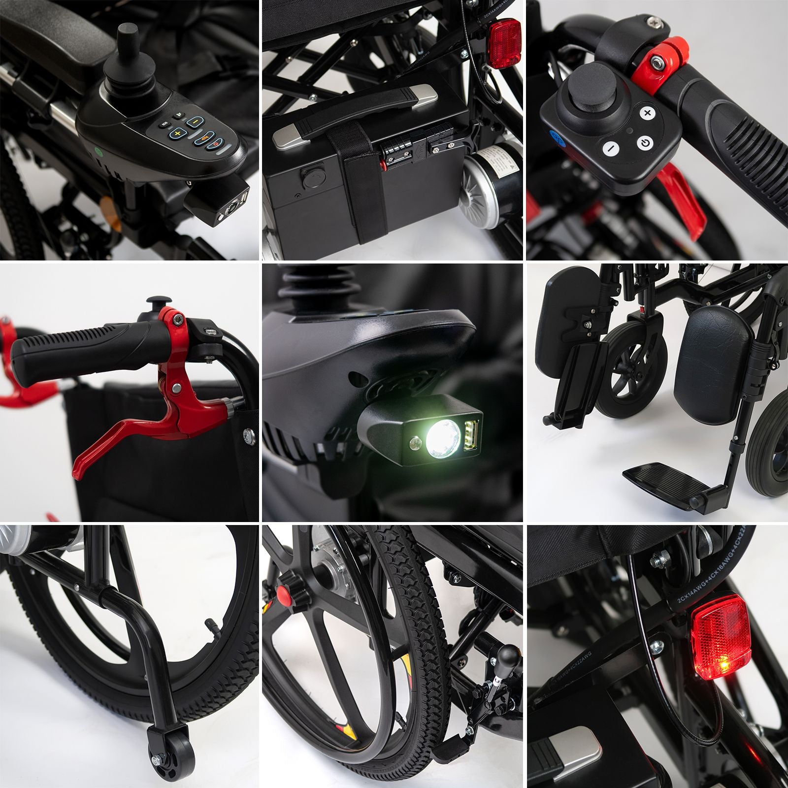 Rolektro E-Rollstuhl ERS-6 Li, Schwarz, 6km/h Rolektro E-Rollstuhl ERS-6 Li, Schwarz, 6km/h